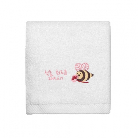 주문제작타올 낭만 꿀벌 호텔타올 170g #2
