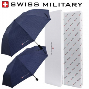 스위스밀리터리 2단 자동 우산 + 3단 수동 핀도트 우산 세트