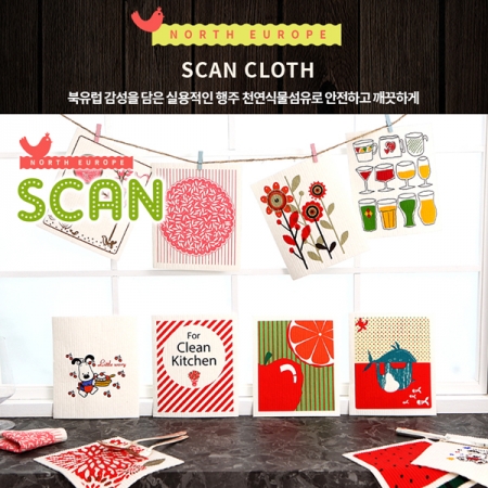 [행주] 키친에구떼 천연펄프 주방행주_스칸행주_12 #3