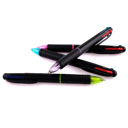 위닝 4색볼펜 (0.5mm) 흑색,불투 #2