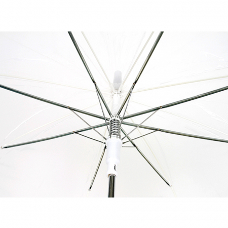 발렌타인 포에 60x8자동 FRP투명무지 장우산 #5