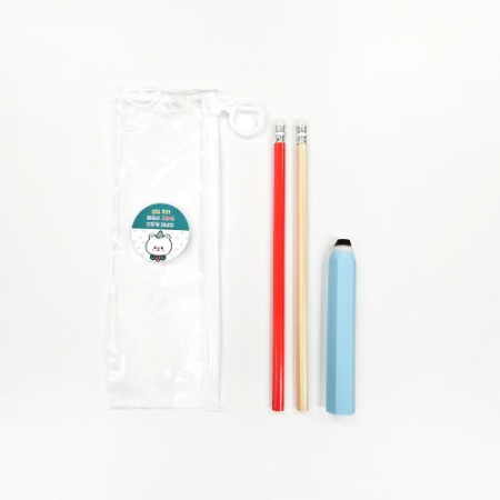 인컬러 고주파 문구세트 4 연필 , 지우개 #3