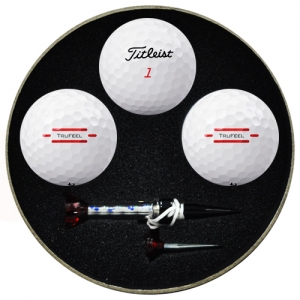 원형 타이틀리스트 트루필 3구 자석티 세트