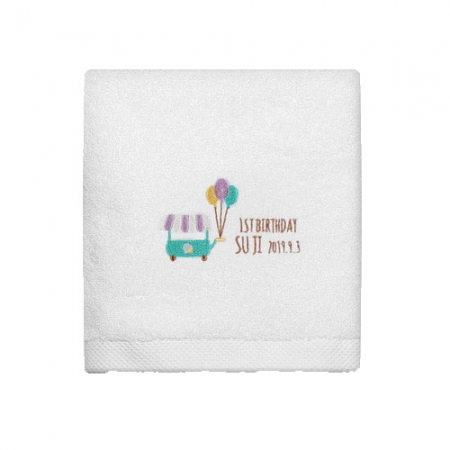 자수 수건 아이스크림가게 호텔타올 150g #2