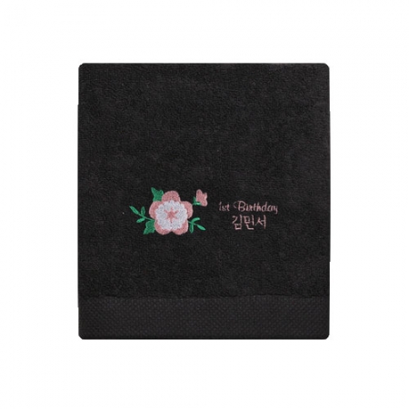 리빙코튼 분홍꽃 주문제작 호텔타올 150g #2