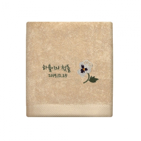 리빙코튼 순수꽃 주문제작 호텔타올 150g #2