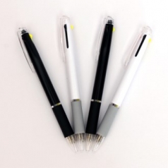 루네 불투 형광펜 + 니들 2색 볼펜 1.0mm