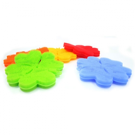 실리콘 수세미 클로버 #2