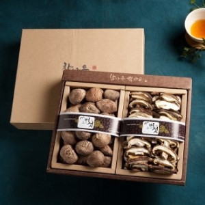 참나무 원목 표고 버섯 선물세트 (동고 2종 세트)