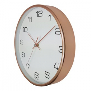 260 로즈 골드 금속 벽시계