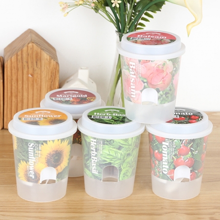 그로우톡톡 저면 관수 미니 화분- 해바라기 (인쇄 상품) #4