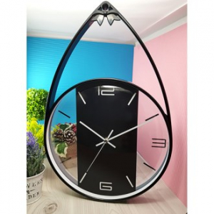 스트랩 볼록 유리 투명 벽시계