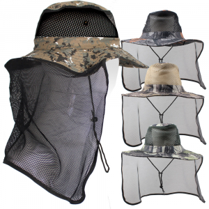 정글 모자 넥커버형 (자외선 차단모자)