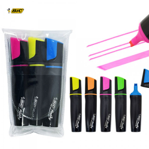 BIC 빅 마킹 하이라이터 3in1 형광펜 3P 세트