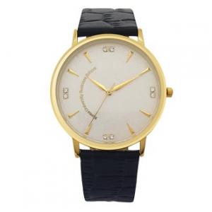 골드 슬림 손목시계