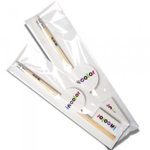 인컬러 문구세트 OPP 11 연필 지우개