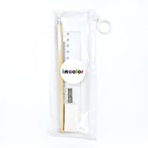 인컬러 문구세트 고주파 33 연필, 지우개, 연필깎이, 자