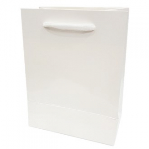 아트지 무지 쇼핑백 화이트 (중) 18*23*10cm