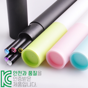 보석 연필 5P 바닐라 원통 세트