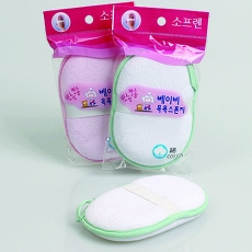 소프렌 베이비 목욕 스폰지 / 순면 베이비 목욕 스폰지 / 유아용 목욕스 폰지 /