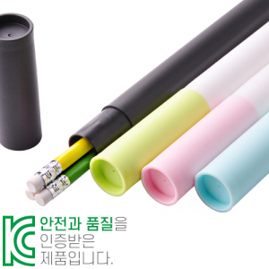 무지개 연필 바닐라원통3P세트