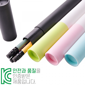 파스텔지우개연필 바닐라원통3P세트
