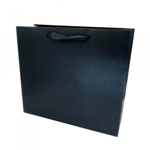 [종이가방] 아트지 무지 쇼핑백 블랙 (특대) 30.5*27*12cm