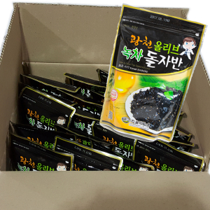 솔뫼 광천김세트 웰빙 올리브 녹차 돌자반 20봉
