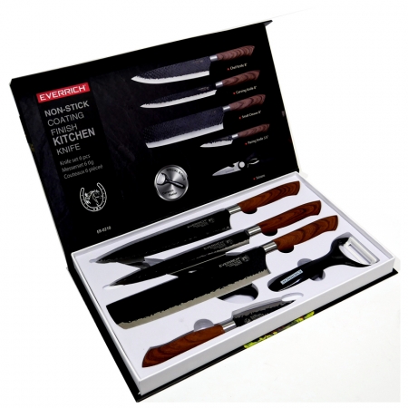 럭셔리주방칼6종세트 럭셔리우드6종  주방칼세트 #4