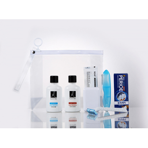 [여행용세트A-1호] 엘라스틴 샴푸+린스+페리오 치약20g+미니칫솔+비누 +비누 곽+면도기+고리고주파