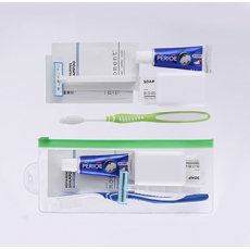여행용세트 6호 (페리오치약+샴푸+비누+비누케이스+긴칫솔+면도기)