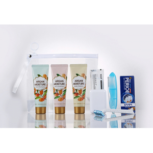 아르간 여행용세트 C-2호 아르간 샴푸+린스+바디+페리오 치약20g+미니칫솔+비누 +비누 곽+면도기+고주파지퍼