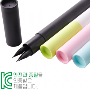 흑목 원형 미두 연필 3P 바닐라 원통 세트