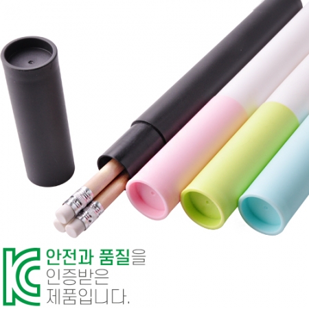 원목 지우개 연필 바닐라원통3P세트 #2