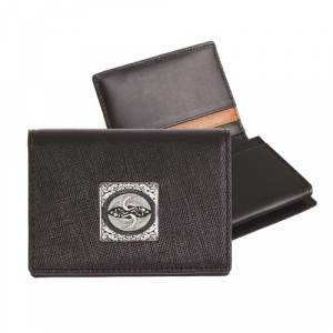 한국기념품  쌍학 자개 소가죽 명함지갑