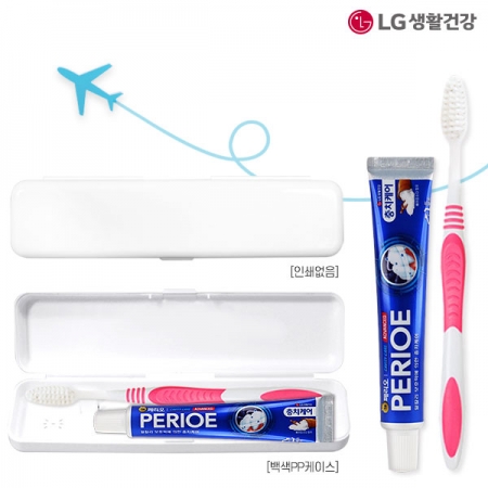 (PP,백색)엘지 페리오치약50g 미세모칫솔세트