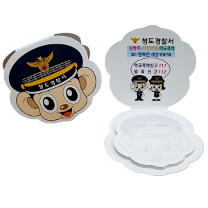 모양형 칼라 메모지 포돌이