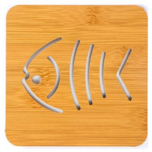 물고기 모양 냄비받침145mm 압축재질