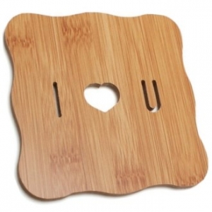 러브 냄비받침 MDF