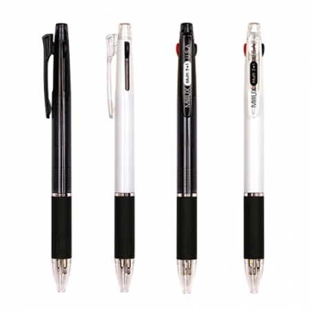 [볼펜] 밀룩스2+1볼펜 (2색볼펜+샤프) #2