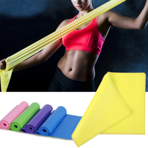 노랑 스트레칭 밴드 라텍스 밴드 200CM 0.03