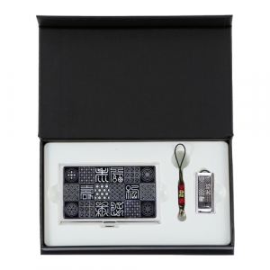 수복문자도 자개 명함케이스 대용량 USB