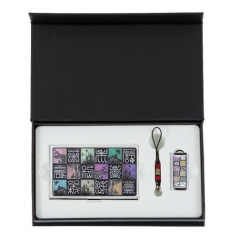 신문자도 자개 명함케이스 자개 대용량 USB