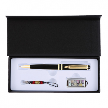 전통기념품 고급 금장 볼펜 자개 대용량 USB #2