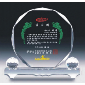 크리스탈 상패 349