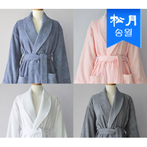 송월 40수 컬러 가운 s