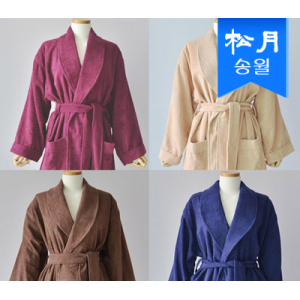 송월 30수 컬러 가운 s