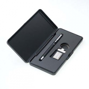가죽 고급 메탈 사각 볼펜세트 MS2021