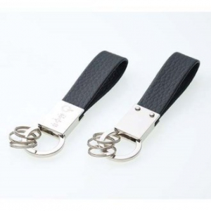 천연 가죽+메탈 열쇠고리 MS1008-A