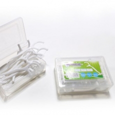 일회용 손잡이 휴대용 치간 치실 30p